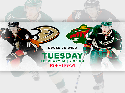 February 14 - Ducks vs Wild