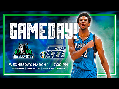 March 1 - Timberwolves vs Jazz