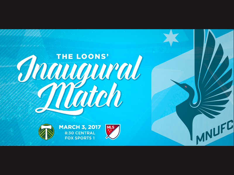 March 3 - Minnesota United FC vs Portland Timbers gameday graphic design major league soccer minnesota united fc portland timbers sports design