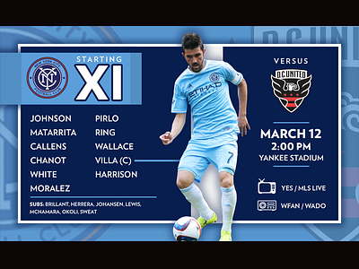 March 12 - NYCFC vs DC United