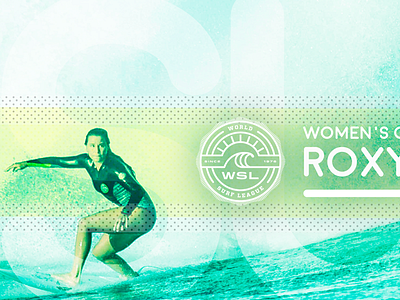 March 15 - Roxy Pro Gold Coast gameday graphic design sports design surfing