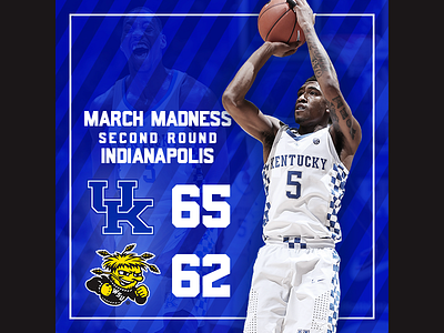 March Madness - SEC Country Social Graphic basketball graphic design kentucky wildcats march madness sports design