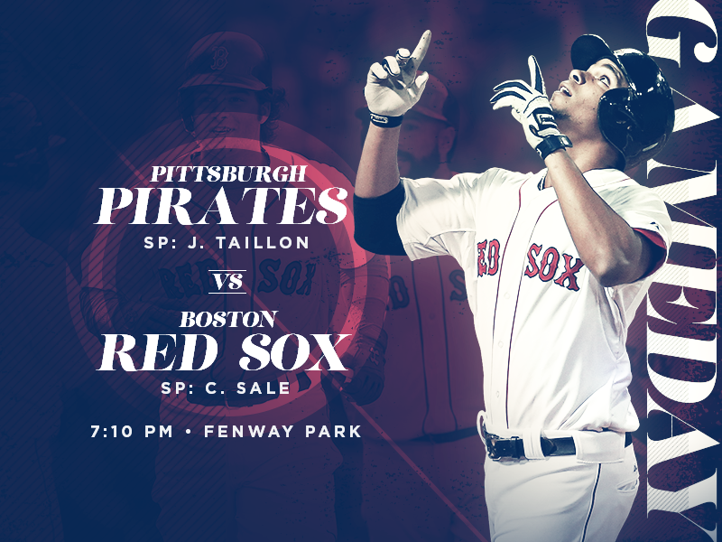 April 5 Pirates vs Red Sox by Tim Hamilton on Dribbble