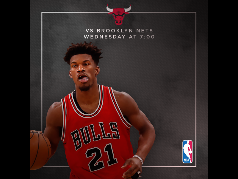 April 12 Nets vs Bulls by Tim Hamilton on Dribbble