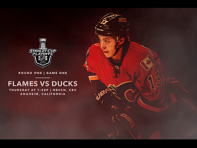 April 13 - Flames vs Ducks (Stanley Cup Playoffs Round 1)