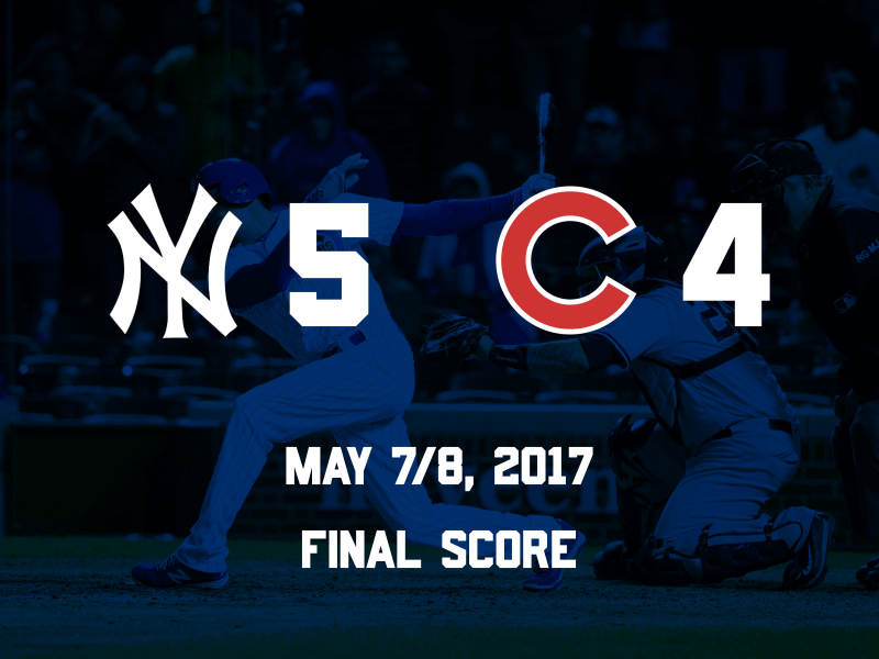 May 8 - Yankees/Cubs Recap
