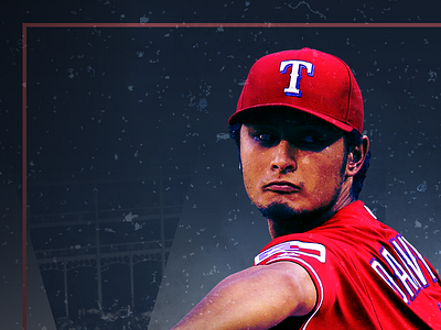 June 2 - Astros vs Rangers baseball gameday graphic design sports design texas rangers yu darvish
