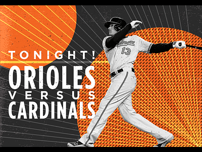 June 16 - Cardinals at Orioles baltimore baseball gameday graphic design orioles sports design