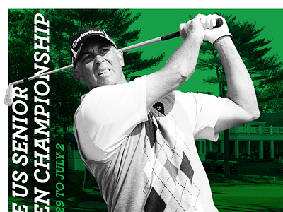 June 29 - Senior Open gameday golf graphic design pga sports design