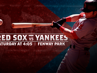 July 15 - Yankees vs Red Sox baseball boston gameday graphic design red sox sports design