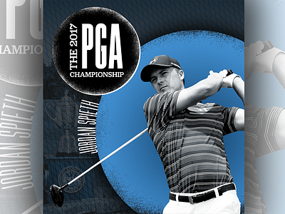 August 10 - PGA Championship gameday golf graphic design sports design