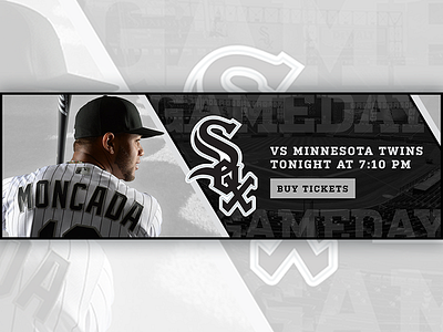 August 22 - White Sox vs Twins baseball chicago gameday graphic design sports design white sox