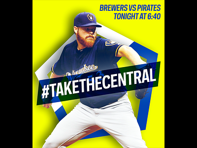 September 11 - Brewers vs Pirates baseball brewers gameday graphic design milwaukee sports design