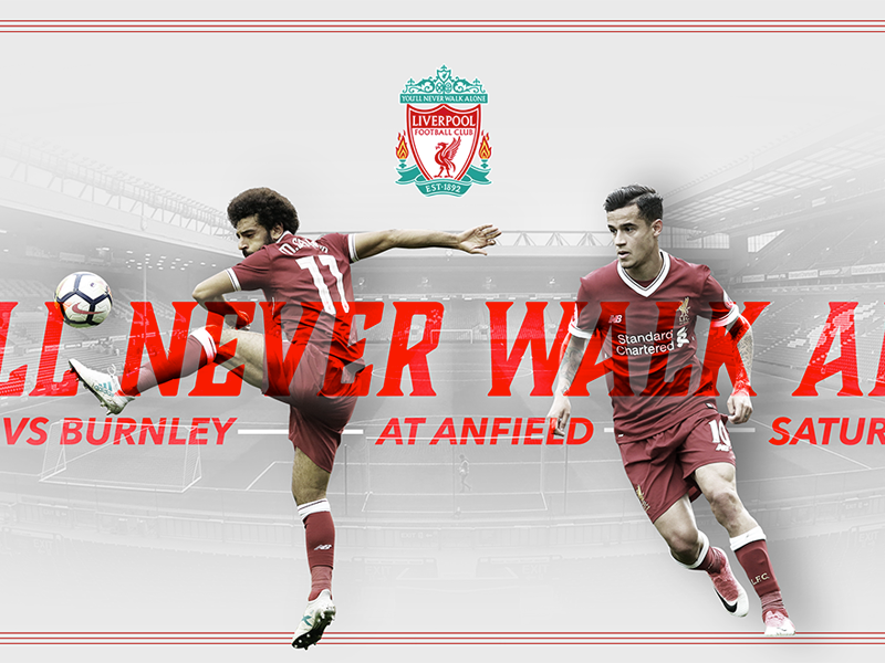 September 16 - Liverpool vs Burnley football gameday graphic design liverpool soccer sports design