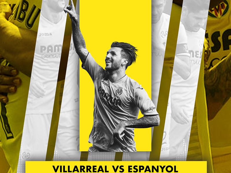 September 21 - Villarreal vs Espanyol football gameday graphic design la liga soccer sports design villarreal
