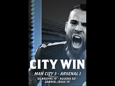 November 5 - Manchester City vs Arsenal football gameday graphic design manchester soccer sports design