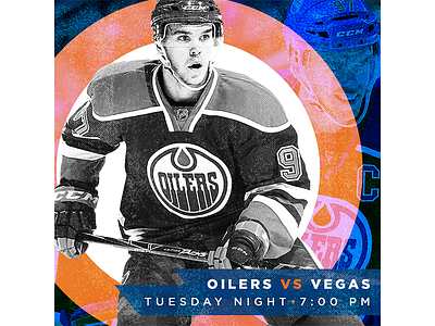 November 14 - Oilers vs Vegas edmonton gameday graphic design hockey oilers sports design