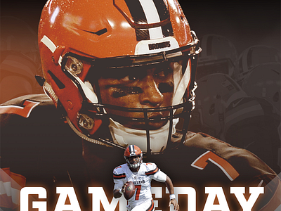 November 19 - Browns vs Jaguars browns cleveland football gameday graphic design sports design