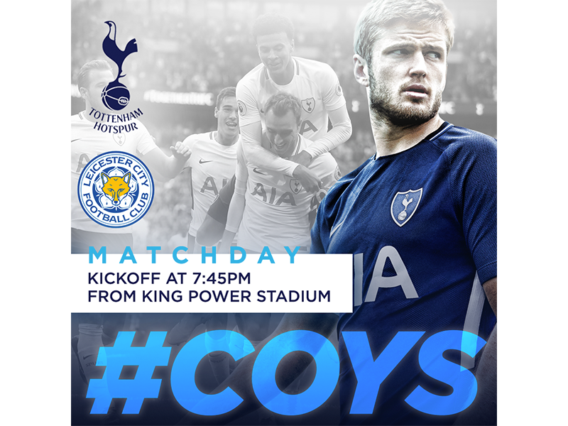 November 28 - Tottenham Hotspur vs Leicester City football gameday graphic design hotspur soccer sports design spurs tottenham