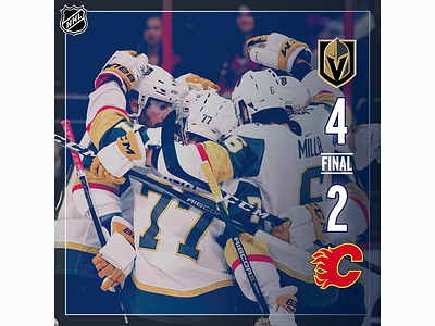 NHL Personal Project - Final Score graphic design hockey sports design