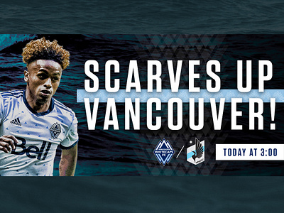 Vancouver Whitecaps Campaign Pitch football gameday graphic design soccer sports design