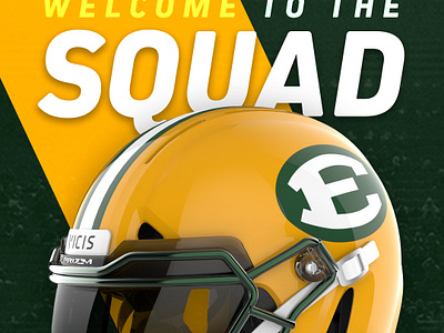 Welcome to the SQUAD football graphic design keyshot sports design