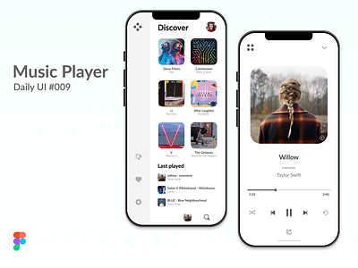 Daily UI #009 - Music Player