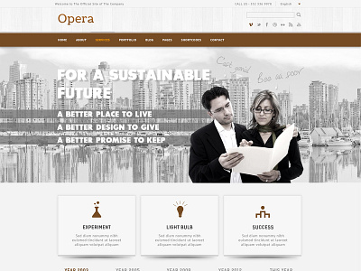 Opera-Business Template