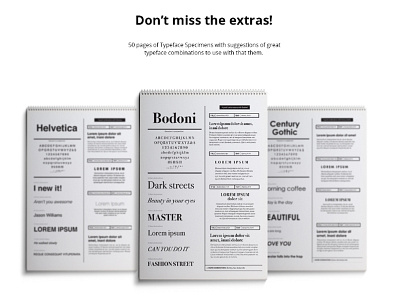 Typography Guide Content bodoni font fonts layout typo typography typography glossary