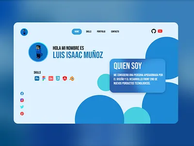 Prototipo de mi portafolio branding graphic design ui