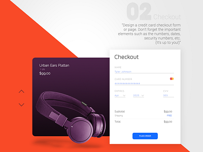 Daily UI #2 - Checkout art direction daily ui ui ui 100 user interface
