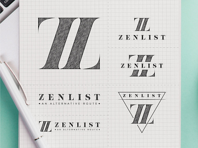 Luxury Fashion ZL Monogram logo fashion branding fashion logo logo design services luxury logo monogram zl logo