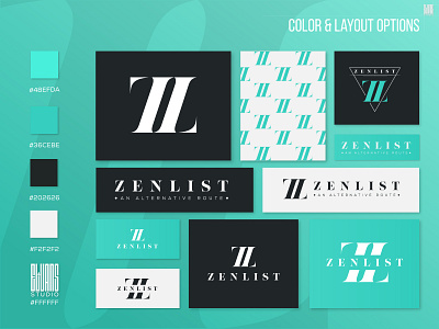 Luxury Fashion ZL Monogram logo fashion branding fashion logo logo design services luxury logo monogram zl logo