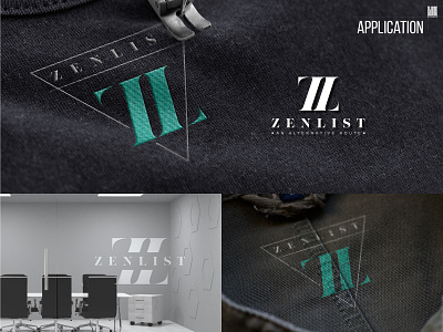 Luxury Fashion ZL Monogram logo