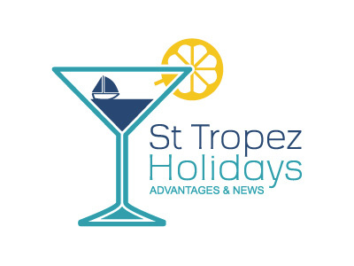 St. Tropez Holidays blue logo yellow