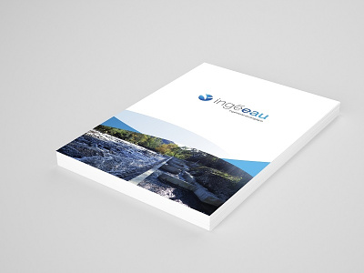 Hydroelectricity Company Print Design blue logo logo design print