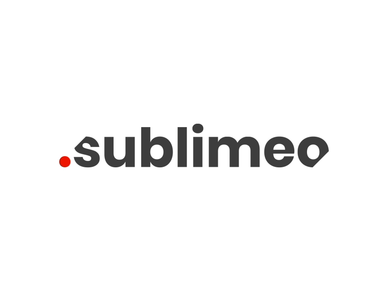 Sublimeo Animated Logo animated logo black logo logo animation motion motion design red