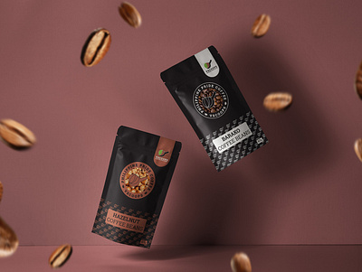 Vscoops - Packaging Design barako branding design coffee hazelnut packaging design print production product design