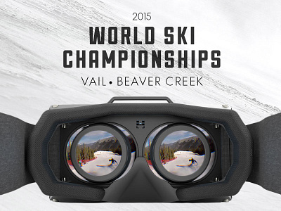 Oculus rift virtual reality skiing