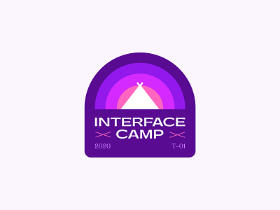 Interface Camp Badges badge brazil interface logo pink purple ui ui design