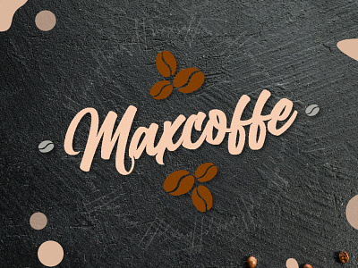 coffeshop lettering concept aesthetic brown colorful concept design lettering logo