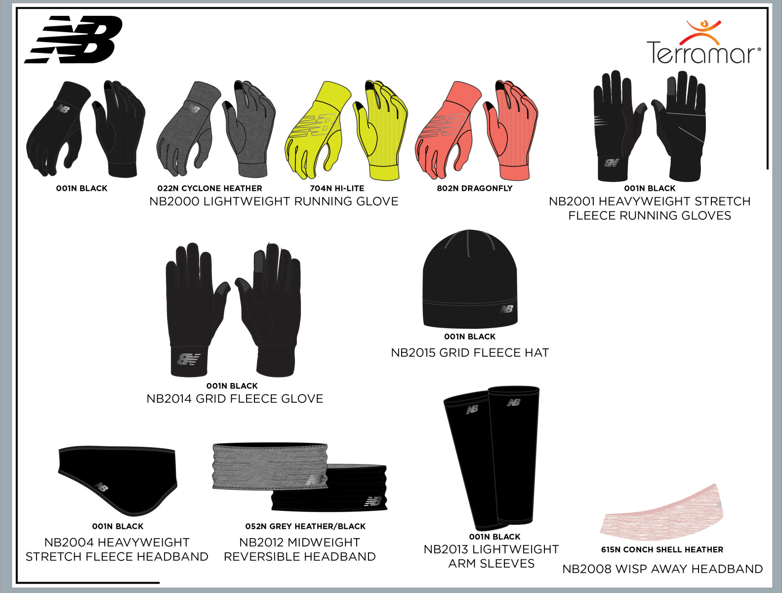 new balance grid fleece gloves