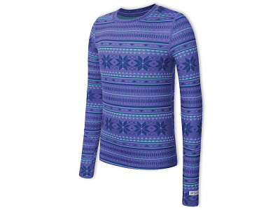 Kids Crew- Fairisle Print