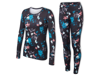 Women Scoop and Tight Dark Florals Print