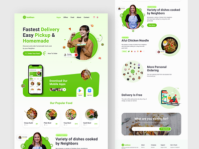 Redesign Web Kokikan animasi cook cookapp cooking design food foodapp illustration logo trends ui ui design uidesign uidesignwebsite userexperience userinterface uxdesign vector