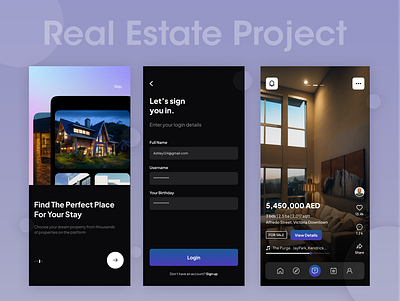 Real Estate - Find your perfect Home ui ux