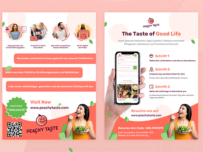 Peachy Taste - Offer Flyers