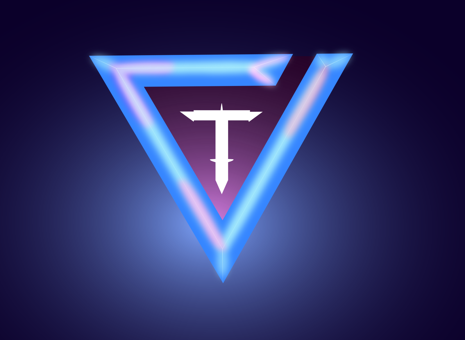 T - triangle / LOGO by Vladislav on Dribbble