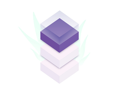 Flat box 3d app box box design cold flatdesign glass graphic design ice minimal purple soft ui ux vector
