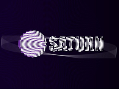 Saturn branding circle circle design circle logo graphic design icon illustration illustrator logo minimal saturn text typography vector